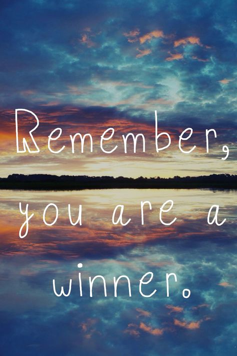 You are a winner You Are A Winner Inspiration, You Are A Winner Quotes, Helping Quotes, Winner Quotes, Life Help, Believe In You, Life Quotes, Neon Signs, Quotes