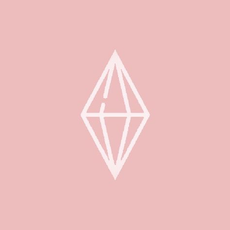 Sims Icon, Pastel Pink Icons:), Pink Widget, Diamond Gemstone, App Icon, The Sims, Pastel Pink, Sims 4, Diamonds