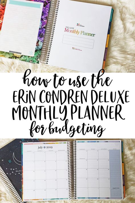 Erin Condren Budget Planner, Erin Condren Life Planner Monthly Dashboard Ideas, Erin Condren Monthly Planner Ideas, Erin Condren Layout, Erin Condren Monthly Planner, Day Designer Planner, Planner Setup, Savings Goals, Organizer Ideas