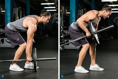 Haven't felt your lats for a while? You will after trying these novel variations of staple back-building movements like the pull-down, pull-up, and row! Landmine Exercises Back, T Bar Row Exercise, Lateral Exercises, Best Lat Exercises, Landmine Workout, Lat Exercises, Landmine Exercises, Lat Workout, Bar Exercises