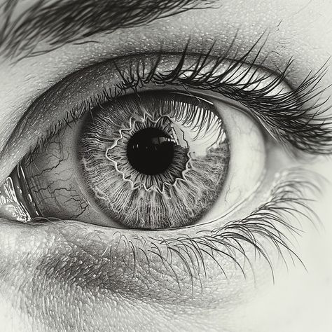 #art #artist #portrait #pinterest #pencil #pencilart #sketch #pencilsketch #drawing #painting Graphite Eye Drawing, Realistic Eye Pencil Drawing, Eye Reference Photos For Artists, Realistic Eye Drawing Pencil, Face Realistic Drawing, Eye Realistic Drawing, Eyes Drawing Realistic, Eyes Drawing Pencil, Beautiful Eye Drawing