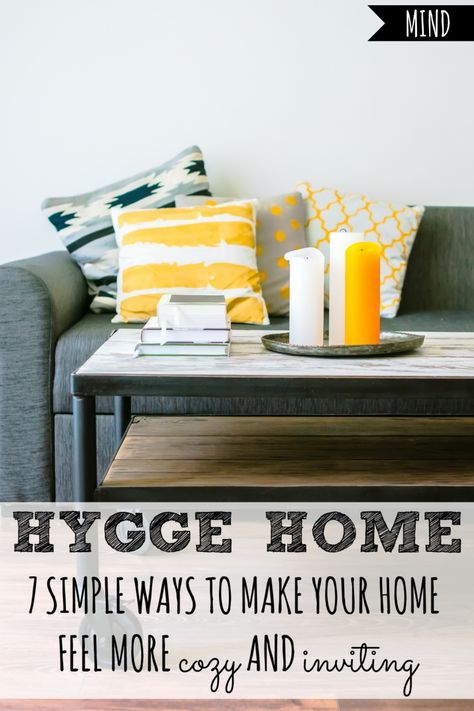 Ever wish your house felt more like a home, with a cozy, inviting atmosphere? That's the definition of a hygge home! Here's how to master that feeling. | decor | lifestyle | bedroom | summer | food | aesthetic | ideas | living room | fall | winter | inspiration | gifts | kitchen | definition | what is | office | apartment | lighting | style | bathroom | clothes | interiors | candles | outfit | spring | DIY | Danish Kitchen Definition, Bedroom Summer, Hygge Bedroom, Apartment Lighting, Mom Group, Winter Inspiration, Life Group, Hygge Home, Style Bathroom