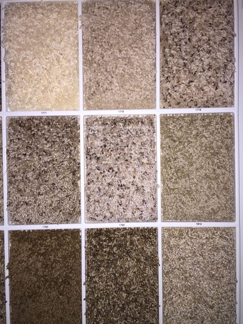 Here are some ideas for carpet. Pick a solid or a speckled. I like the top row! I'm thinking light of you think you can handle it! Speckled Carpet, Basement Rooms, Family Room Remodel, Floor Makeover, C Art, Carpet Samples, New Carpet, Mountain Home, Room Remodeling