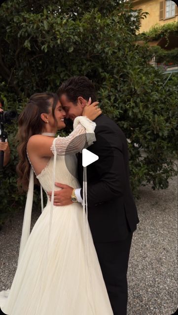 MARIA MARZULLO on Instagram: "i could watch this 10000x over 🤵🏻👰🏻‍♀️🥲   originally we weren’t going to do a first look, but I am so glad we did. this is one of my greatest most prized memories from our wedding day. I love you @nick_tardy   wedding dress @shop_cinq bridesmaids getting ready @eberjey bridesmaids dresses @watters brides getting ready outfit @rimearodaky second look @watters after party & welcome party dress @undonebykate welcome party shoes @tissimum wedding shoes @prada after party shoes @machandmach nicks suit @suitshopofficial nicks shoes @dukedexter1of1 wedding planner @weddingeventsitaly wedding officiant @comolakecelebrant photographer @luis.mendoza_ph @lightfeels.wedding videographer @pompeifilms BOAT @cantiere_cadenazzi stationary @grigiocielostudio  makeup @laur Cinq Bride, Welcome Party Dress, Shop Cinq, Nick Shoes, Brides Getting Ready, Day Wedding Outfit, Bridesmaids Getting Ready, Welcome Party, Bridesmaid Getting Ready