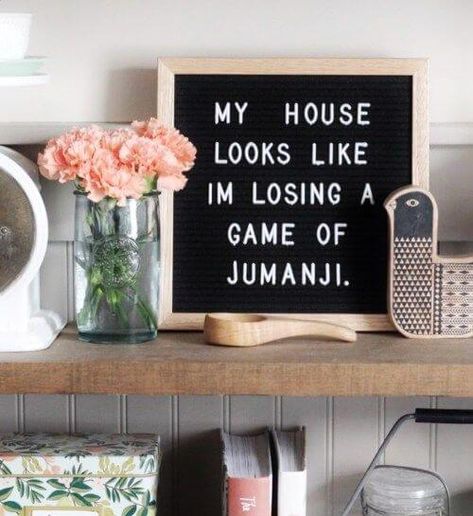 You can use your letter board to display a funny quote and bring personality to your home. Here are the best funny letterboard quotes! Letterboard Signs, Message Board Quotes, Feel Good Friday, Felt Letter Board, Word Board, Funny Letters, Quote Diy, Board Quotes, Felt Letters