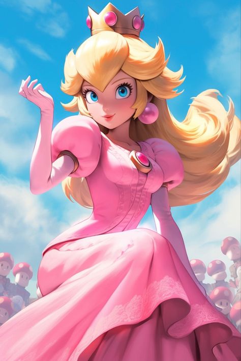 Princesa Peach Cosplay, Princess Peach Fanart, Peach Fanart, Peach Mario Bros, Peach Cosplay, Super Princess Peach, Super Mario Princess, Mario And Princess Peach, Super Princess