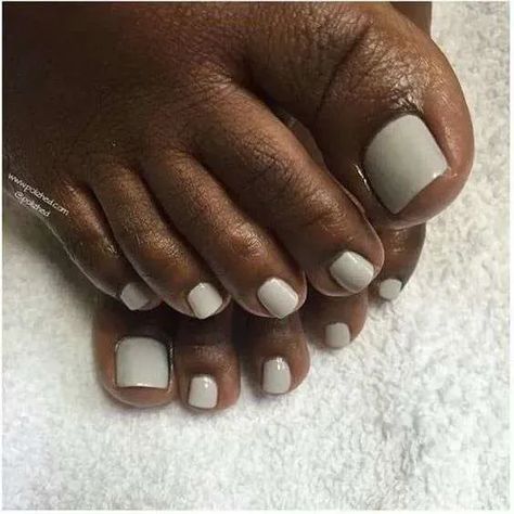 nail polish colors for feet, pedicure nail polish colors, nail dark skin nails, nails on dark skin feet, nail polish color on dark skin feet Nail Polish For Dark Skin, Colors For Dark Skin, Nail Polish Colors, Nail Polish, Nails, Skin, Grey