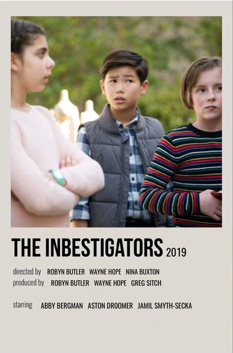 Anna Cooke Investigators, The Inbestigators, The Investigators, Jacob Tremblay, Series Posters, Series Poster, Detective Series, Movies Showing, Random Things