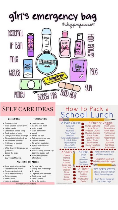 🎀🎀🪞 Erin Condren Academic Planner, Middle School Morning Routine, Emergency Kit For Girls, School Emergency Kit, Pretty School Supplies, School Bag Essentials, Upbeat Songs, Emergency Bag, Back To School Bags