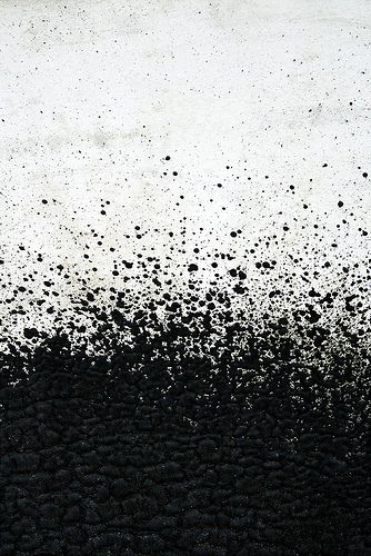 Exploded | Tar sprayed on a wall | photoalternative | Flickr Abstract Black And White, 흑백 그림, Galaxy Painting, Black And White Painting, Trendy Wallpaper, Painting Wallpaper, White Texture, White Wallpaper, Textured Wallpaper