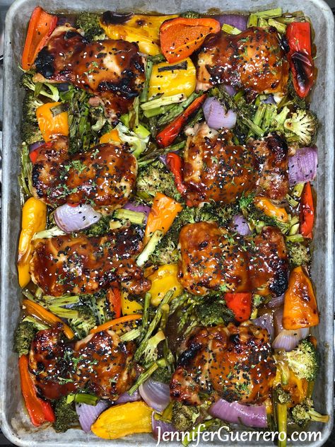 Best Sheet Pan Chicken, Pioneer Woman Sheet Pan Teriyaki Chicken, Meat Sheet Pan Dinners, Pioneer Woman Sheet Pan Recipes, Sheet Pan Casserole, Quick Dinner Ideas Pioneer Woman, Healthy Pioneer Woman Recipes, Sheet Pan Curry Chicken Pioneer Woman, Sheet Pan Curried Chicken Pioneer Woman