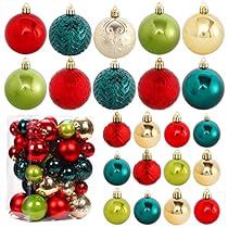 Christmas Ball Ornaments, Buy Christmas Tree, Shatterproof Ornaments, Christmas Events, Xmas Wreaths, Small Christmas Trees, Ornament Hooks, Colorful Christmas Tree, Christmas Ornament Sets