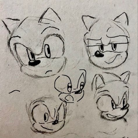 Sonic Expression Reference, Sonic Anotamy, Sonic Side View, Sonic Art Style Tutorial, Sonic Art References, Sonic Eyes Reference, Sonic Front View, Sonic Drawing Tutorial, Sonic Reference Sheet