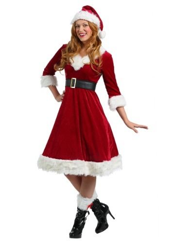 Womens Santa Claus Sweetie Plus Size Costume#Claus, #Santa, #Womens Fantasia Plus Size, Mrs Claus Outfit, Xmas Costumes, Christmas Fancy Dress, Santa Claus Costume, Plus Size Costume, Santa Dress, Plus Size Halloween Costume, Velvet Dress Long