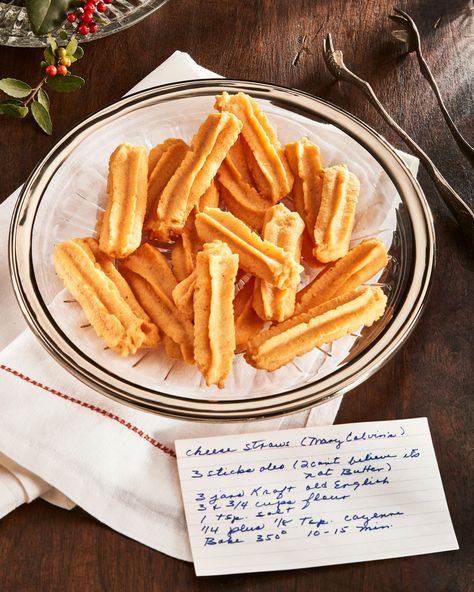 From holiday appetizers like cheese straws and ham delights to classic Christmas treats, these recipes from Grandma are the best-ever retro Christmas recipes that will remind you of holidays spent at Grandma’s. #southernstyle #grandmothersrecipes #grandmaskitchen #christmasrecipes #vintageholidayrecipe #southernliving Ham Delights, Cheese Straw, Southern Appetizers, Smoked Fish Dip, Finger Sandwich, Cheese Dreams, Christmas Dinner Recipes, Homemade Chicken Salads, Guyanese Recipes