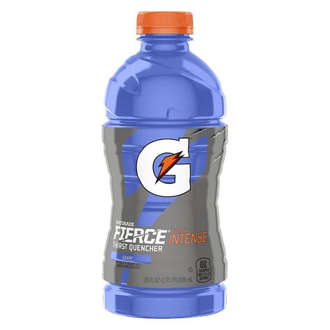 With a legacy over 50 years in the making, it’s the most scientifically researched and game-tested way to replace electrolytes lost in sweat. Gatorade hydrates better than water, which is why it’s trusted by some of the world’s best athletes. When you sweat, you lose more than water - Gatorade contains critical electrolytes to help replace what's lost in sweat Top off your fuel stores with carbohydrate energy, your body's preferred source of fuel Tested in the lab and used by the pros Fierce gra Sports Drink Bottle, Grape Flavor, Purple Grapes, Sports Drink, Sweat Top, Drink Bottle, Gift Card Number, Calories A Day, Daily Diet