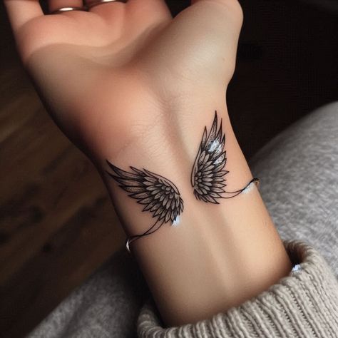 Tattoo Feather And Butterfly Tattoo, Feather And Bird Tattoo, Raven Wings Tattoo, A Feather Tattoo, Feather Tattoo Ideas, Freedom Tattoo, Bird Silhouette Art, Freedom Tattoos, Native American Feathers