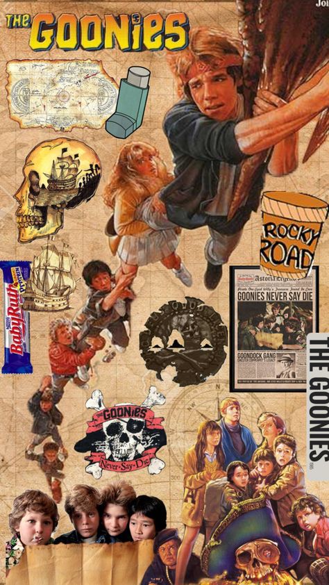 #thegoonies #goonies #movies #80s #fyp #wallpaper The Goonies Wallpaper, Goonies Wallpaper, Goonies Mikey, Los Goonies, 1980s Movies, The Goonies, 80s Aesthetic, Goonies, 80s Movies