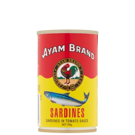 Sardines In Tomato Sauce, Spicy Tomato Sauce, Cold Salad, Salad Toppings, Canned Tomato Sauce, Food Staples, Canned Food, Green Chilies, Food Packaging