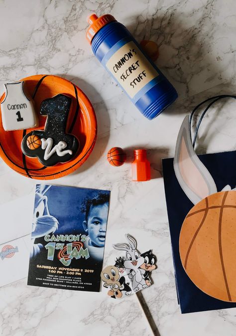 Space Jam Theme Birthday Party, Tune Squad Birthday Party, Space Jam First Birthday Party, Space Jam 1st Birthday Party, Space Jam Birthday Party Ideas, Space Jam Baby Shower Ideas, Space Jam Birthday Party, Space Jam Party, Space Jam Birthday