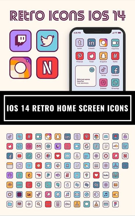 Retro Home Screen, Home Screen Icons, Retro Icons, Wallpaper Iphone Quotes Backgrounds, Dibujo Simple, Ios App Iphone, Iphone Home Screen Layout, Wallpaper Iphone Neon, Screen Icon