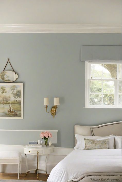 wall paint,bedroom paint,interior painting,room colors Sw Eventide Paint, Bedroom 2024, Farming Life, Wall Style, Tranquil Bedroom, Bathroom Paint, Feminine Bedroom, Interior Design Your Home, Bathroom Paint Colors