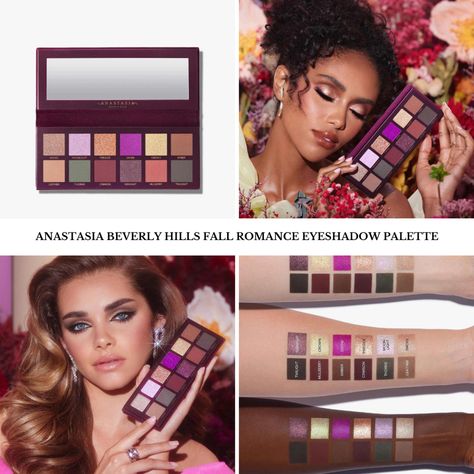 Anastasia Beverly Hills Fall Romance Eyeshadow Palette Anastasia Beverly Hills Fall Romance, Abh Palette, Fall Romance, 2023 Makeup, Makeup News, Blending Eyeshadow, Sephora Beauty, Dramatic Eyes, Latest Makeup