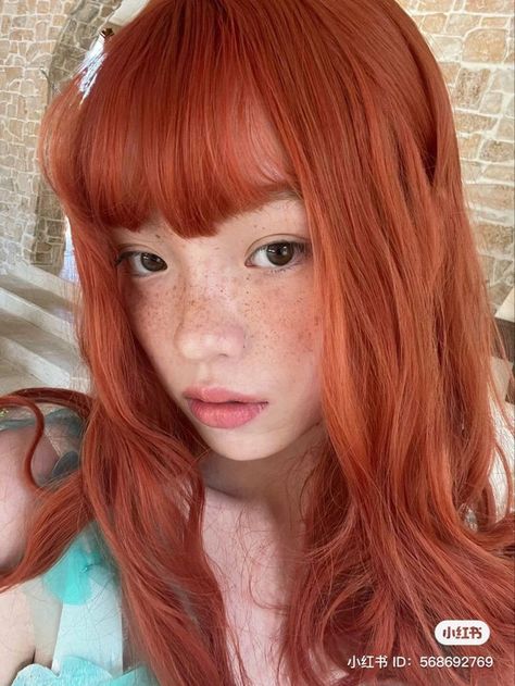 Orange Hair Color Ideas, Orange Hair Color, Hair Color Orange, Red Hair Inspo, Ginger Hair Color, Peinados Fáciles Para Cabello Corto, Dye My Hair, Hair Reference, Hair Inspiration Color