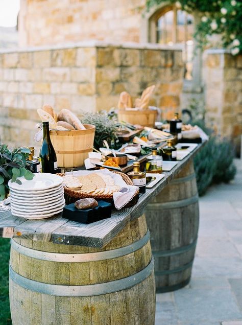 Winery Party, Winery Bachelorette Party, Winery Decor, Winery Event, Winery Tasting Room, Cocktail Hour Wedding, Outdoor Dinner Parties, Wine Dinner, Tuscan Inspired