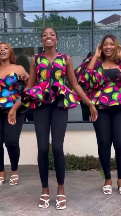 Ankara Tops Inspiration For Ladies | African fashion women clothing, Short african dresses, African fashion Dresses African Fashion, Yakoema Fashion, African Print Pants, Classy Short Dresses, African Blouses, Ankara Tops, African Fabric Dress, African Print Tops, Tops For Ladies