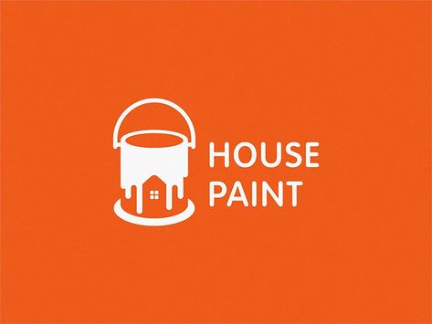 Painter Logo Design, Painter Logo, House Paint Design, Tile Logo, Handyman Logo, Painting Logo, House Painter, Tiger Painting, Painter And Decorator