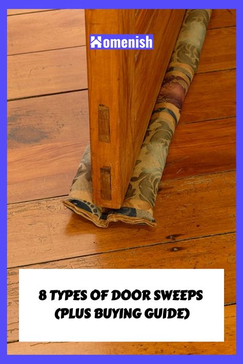 A gap under your door is an unpleasant sight caused by ill-fitting doors. Aside from being unsightly, this gap can also cause some problems. Fortunately, there is the remedy for this common problem, which is installing a door sweep. Door Sweeps, Door Sweep, Small Insects, Automatic Door, Types Of Doors, Metal Door, Interior Door, Buying Guide, Exterior Doors