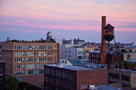 View of Williamsburg from the Wythe Hotel Rooftop - Brooklyn Brooklyn Rooftop, New York Rooftop, Brooklyn Dumbo, Hotel Rooftop, Wythe Hotel, Background Reference, Location Scouting, Website Portfolio, Art And