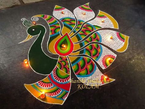 25 Best And Simple Rangoli Design For Diwali 2018 - Happy Diwali Shayari, Wish, Image, Cards And Status In Hindi 2018 Diwali Ragoli, Peacock Rangoli Designs, Colour Rangoli, Rangoli Designs For Competition, Peacock Rangoli, Rangoli Designs Photos, Rangoli Designs Simple Diwali, Rangoli Side Designs, Indian Designs