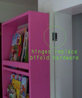 Closet Door Bifold, Bedroom Pantry, Boo Decor, Closet Door Storage, Closet Door Ideas, Bifold Door Hardware, Folding Closet Doors, Trendy Closet, Bifold Closet Doors