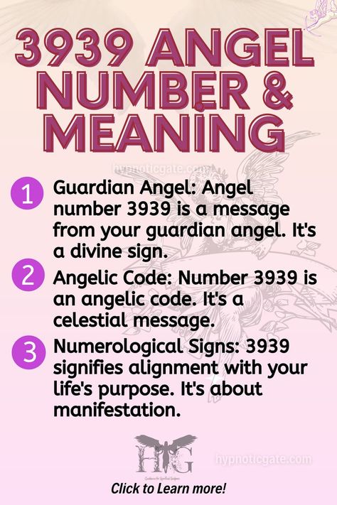 Guardian Angel: Angel number 3939 is a message from your guardian angel. It's a divine sign. Angelic Code: Number 3939 is an angelic code. It's a celestial message. Heavenly Signs: Seeing 3939 is a heavenly sign. It indicates spiritual growth. Numerological Signs: 3939 signifies alignment with your life's purpose. It's about manifestation. Spiritual Awakening: The 3939 angel number often appears during spiritual awakening. It's a divine connection. Jennifer Anderson, Angel Number Meaning, Angel Number Meanings, Angel Guidance, Divine Connections, Your Guardian Angel, Number Meanings, Angel Messages, Chakra Meditation