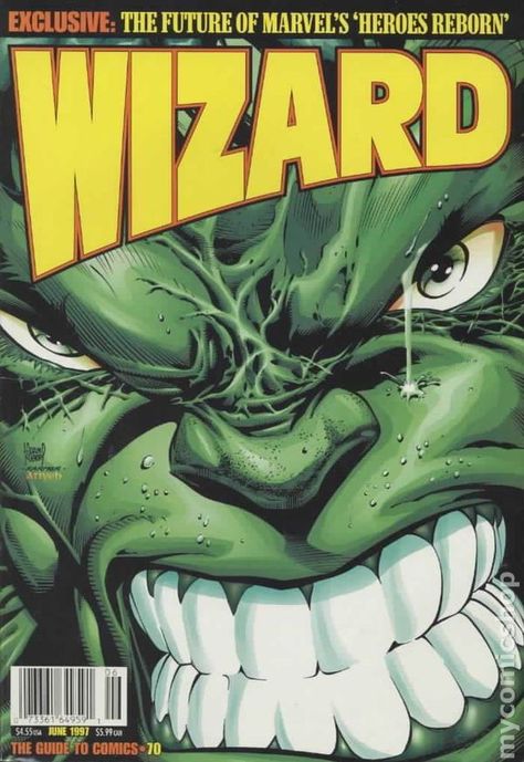 The Wizard Comics Magazine | This item is not in stock. If you use the "Add to want list" tab to ... Wizard Magazine, Adam Kubert, Heroes Reborn, Comic Characters, Marvel Entertainment, Horror Comics, Comic Collection, Fun Comics, Marvel Dc Comics