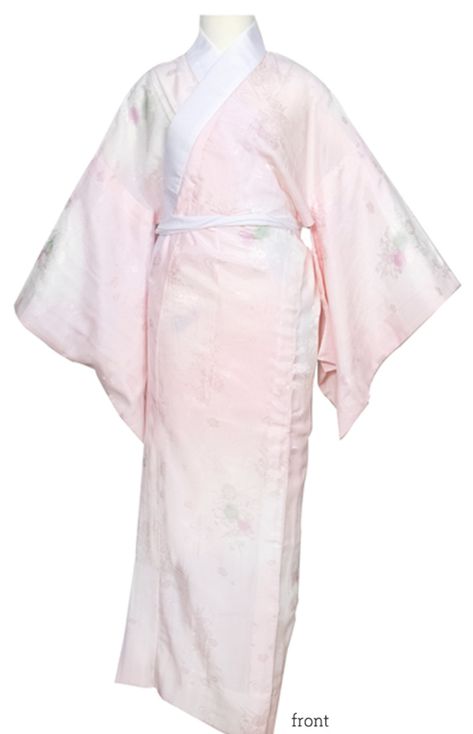 Japanese Women's Traditional Kimono inner under wear Silk Juban Pink Long Japan Item Condition : Brand New *L size - for Height 158 - 168 cm (5'2" - 6'6") Our Products are 100% Authentic. Worldwide Shipping 1. Economy Shipping --- SAL $ 8  (2 - 3 weeks / with Tracking & Insurance) 2. Standard Shipping --- Airmail $ 13  (1 - 2 weeks / with Tracking & Insurance) 3. Expedited Shipping --- EMS $ 23  (3 - 9 days / with Tracking & Insurance) If you buy more than one item, I can discount shipping! Chec Traditional Japanese Sleepwear, Japanese Sleepwear, Sleeping Kimono, Sleep Kimono, Rainbow Kimono, Kimono Nightwear, Ancient Japanese Clothing, Pretty Kimonos, 2000s Japanese Fashion