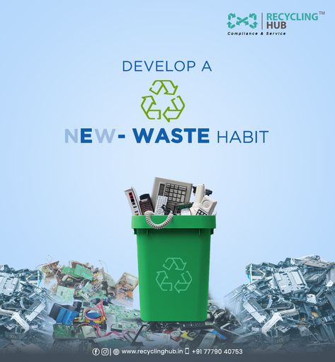 Let your trusted GPCB-authorized waste management partner carry your headache of disposing of e-waste. Contact us today to learn more! Let's work together to keep our planet clean and safe by responsibly recycling your electronic waste. #RecyclingHub #WasteManagementCompany #gpcbauthorized #ScrapBuyers #ewaste #ewasterecycling #electronicwaste #escrap Waste Management Creative Ads, Waste Management Poster, Waste Management Projects, E Waste Management, Plastic Waste Recycling, Electronic Waste Recycling, Planets Activities, Magazine Cover Layout, Waste Management Company