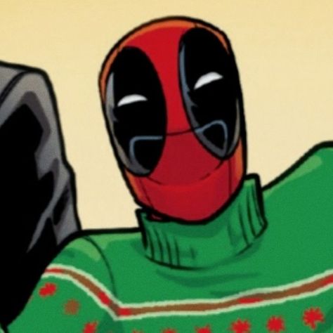 comic: Gwenpool Holiday Special - Merry Mix-Up (2016) Webslinger Pfp, Black Spiderman Comic, Gwenpool Matching Pfp, Matching Pfps Spideypool, Comic Matching Pfp, Marvel Christmas Icons, Deadpool Matching Pfp, Parker Tattoo, Mantis Marvel