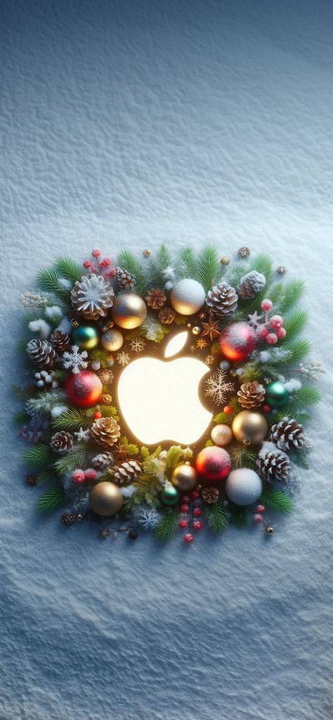 Apple Christmas, Apple Logo, Best Iphone, Anime Scenery Wallpaper, Ipad Wallpaper, Christmas Pictures, Scenery Wallpaper, Anime Scenery, Android Wallpaper