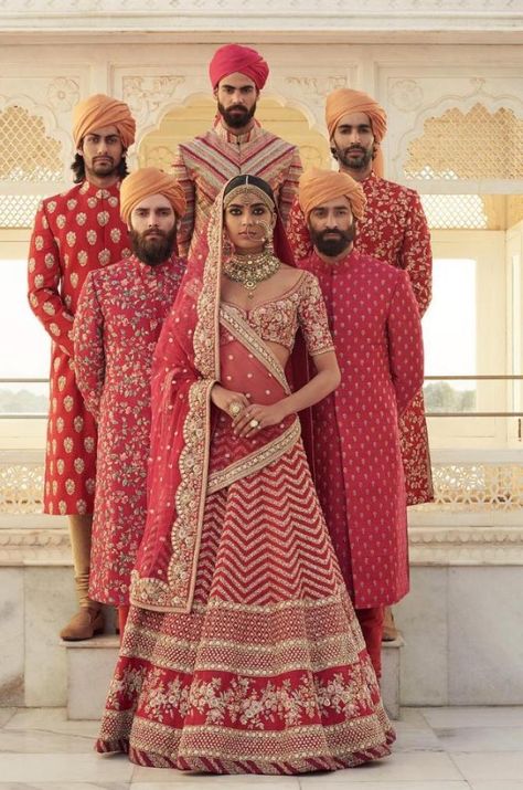 Our Top 10 Picks From Sabyasachi’s Spring Couture 2017 Collection - BollywoodShaadis.com Sabyasachi Menswear, Tarun Khiwal, Sabyasachi Collection, Sabyasachi Mukherjee, India Dress, Indian Bridal Lehenga, Bridal Lehenga Red, Indian Bride And Groom, Indian Bridal Wear