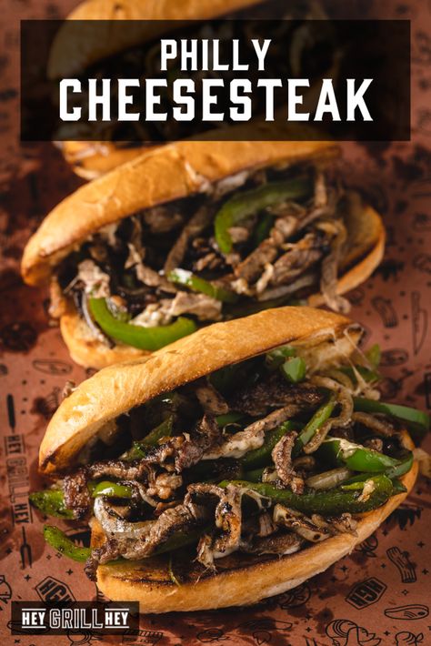 These Philly cheesesteaks are a simple recipe for making cheesesteaks in your own backyard. While you won’t be able to get the exact same experience of a Philly cheesesteak unless you’re in Philly itself, this process will get you some pretty darn delicious sandwiches. Philly Steak Sandwich, Blackstone Cooking, Hey Grill Hey, Philly Cheesesteaks, Steak Sandwich Recipes, Beef Tenderloin Recipes, Philly Cheese Steak Recipe, Philly Steak, Flat Top Grill