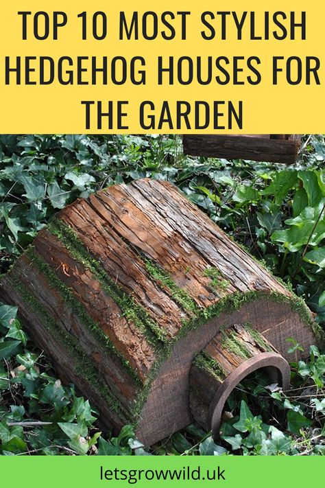 Helping hedgehogs with a stylish hedgehog house Hedgehog House Diy, Hedgehog Feeding Station, Hedgehog House Diy How To Make, Hedgehog House Plans, Hedgehog Highway, Diy Hedgehog House, Hedgehog Garden, Hedgehog Ideas, Hedgehog Home