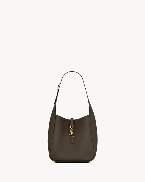 Discover LIGHT MUSK LE 5 À 7 supple small IN GRAINED LEATHER from Saint Laurent online store. Fall Inspo, The Saint, Louis Vuitton Shoulder Bag, Green Leather, Luxury Handbags, Leather Shoulder Bag, Calf Skin, Bags Handbags, Zip Pockets