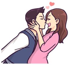 You & I : XOXO – LINE Stickers | LINE STORE Love Cartoon Couple, Cute Couple Comics, Love Husband Quotes, Love Picture Quotes, Love Quotes With Images, Cute Love Wallpapers, Cute Couple Drawings, Cartoons Love, Cute Love Stories