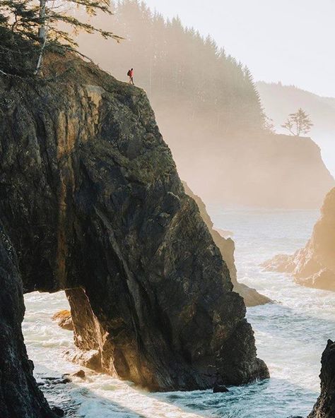 Oregon Coastline Oregon US |  Garrett King Say Yes To Adventure Oregon Coastline, Oregon Hikes, Earth Pictures, Oregon Coast, Belleza Natural, Outdoor Adventure, Travel Style, The Great Outdoors, The Ocean