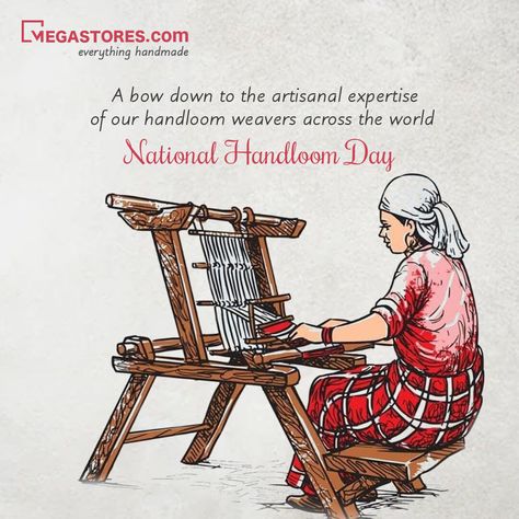 A bow down to the artisanal expertise of our handloom weavers across the world. Happy Indian Handloom Day. Shop Handicrafts & Handloom on Megastores.com . . . . . . #megastores #indianhandloom #handloomda #handmadeinindia #nationalhandloomday #iwearhandloom #handloomlove Object Study, Handloom Day, Avant Grade, Handloom Weaver, Indian Handloom, Indian Handicrafts, Butterfly Photos, Indian Festivals, My Photo Gallery