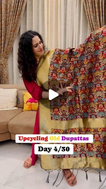 Old Saree Dress Ideas, Designer Dresses From Old Sarees, Old Saree To New Dress, Dresses From Old Sarees, Saree Upcycle, February 9, Blouse Design, Upcycle Clothes, Fashion Lifestyle