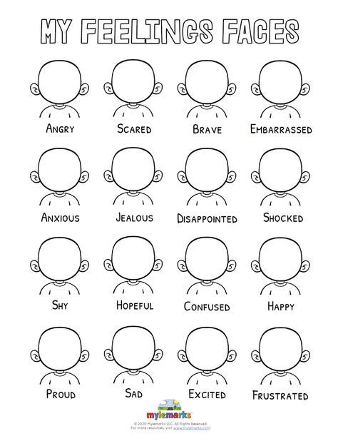 Feelings Faces, Materi Bahasa Inggris, Feelings Activities, Emotions Activities, Social Emotional Activities, Mental Health Activities, Draw Faces, Social Emotional Learning Activities, School Social Work